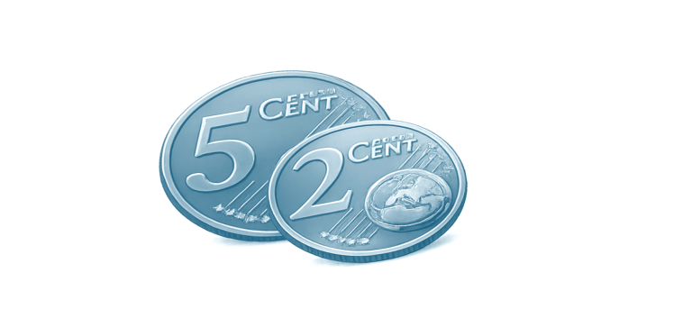 Einspeisevergütung - Centmünzen