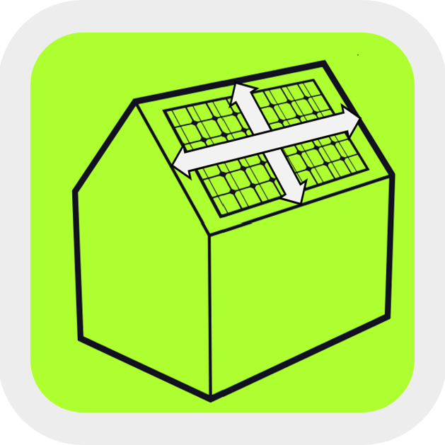 Das komplette Dach wird für PV genutzt